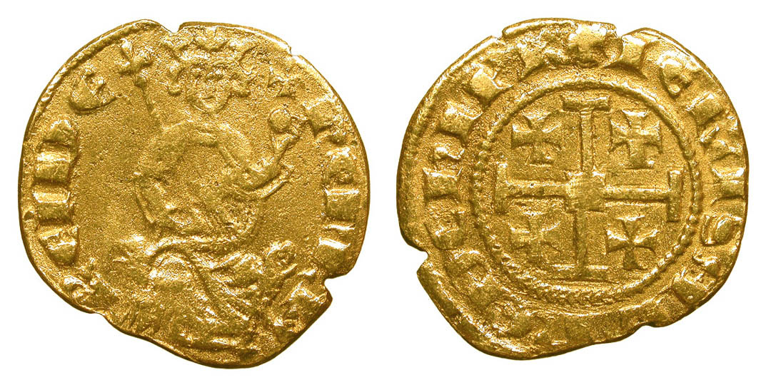 Counterfeit Cyprus Henry II Gold Coin #1