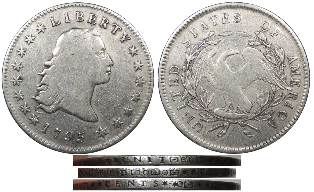 Counterfeit 1795 Flowing Hair Dollar