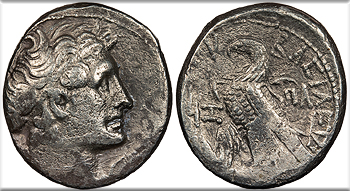 Featured Ancient Coin: Ptolemaic Kings of Egypt   Cleopatra VII 51-30 B.C. Tetradrachm