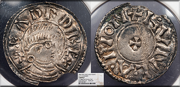 Featured Medieval Coin: ENGLAND Eadred, as King of All England Wessex  946-955 Penny